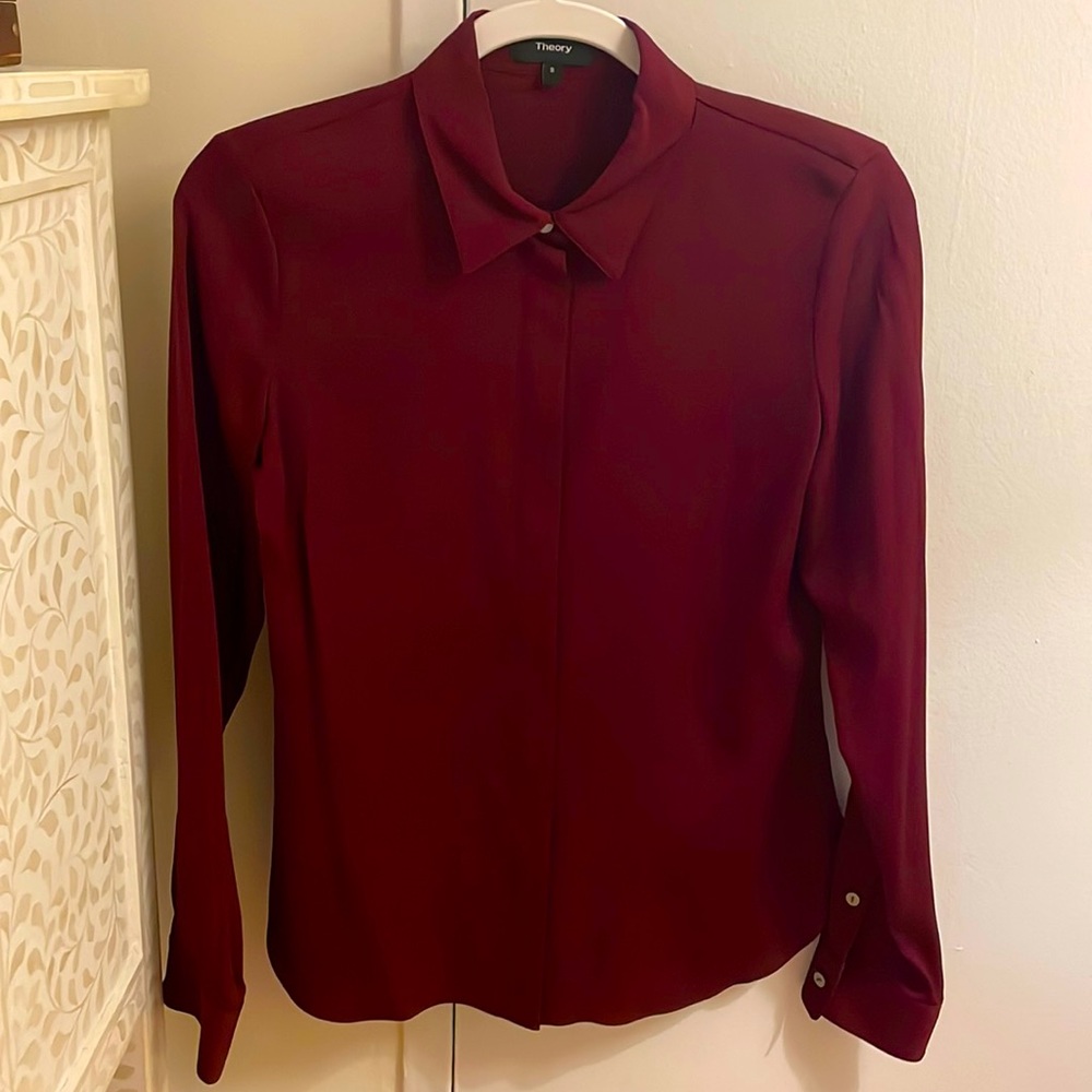 Burgundy Theory Button Down